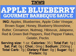 APPLE BLUEBERRY GOURMET BARBEQUE SAUCE