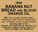 BANANA NUT BREAD with BLOOD ORANGE OIL