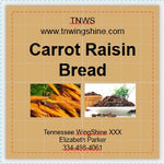 CARROT RAISIN BREAD