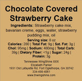 CHOCOLATE COVERED STRAWBERRY CAKE