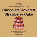 CHOCOLATE COVERED STRAWBERRY CAKE