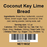 COCONUT KEY LIME BREAD