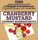 CRANBERRY MUSTARD GOURMET BARBEQUE SAUCE