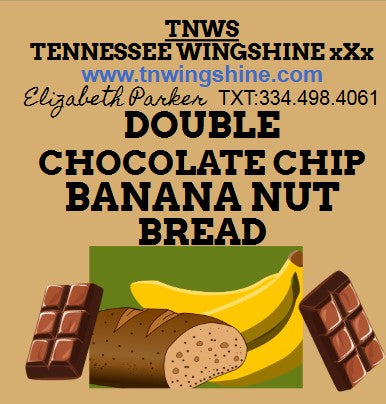 DOUBLE CHOCOLATE CHIP BANANA NUT BREAD