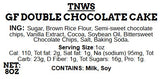 GLUTEN-FREE DOUBLE CHOCOLATE CAKE