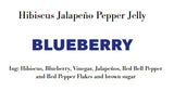 HIBISCUS JALAPENO PEPPER JELLY BLUEBERRY
