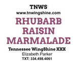 RHUBARB RAISIN MARMALADE