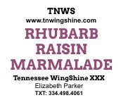 RHUBARB RAISIN MARMALADE
