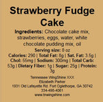 STRAWBERRY FUDGE CAKE