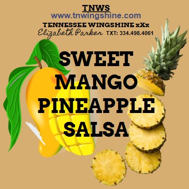 SWEET MANGO PINEAPPLE SALSA