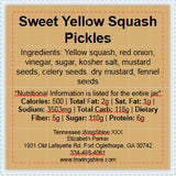 SWEET YELLOW SQUASH PICKLES