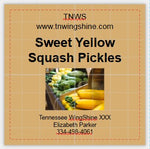 SWEET YELLOW SQUASH PICKLES