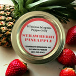 HIBISCUS JALAPENO PEPPER JELLY STRAWBERRY/PINEAPPLE