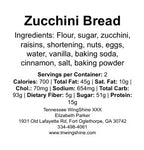 ZUCCHINI BREAD