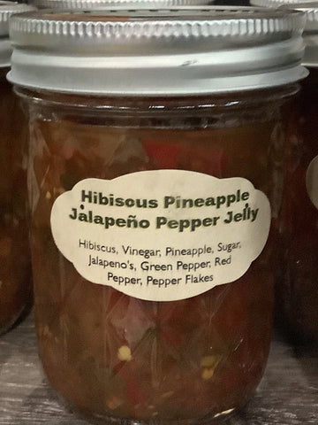 HIBISCUS JALAPENO PEPPER JELLY PINEAPPLE